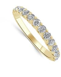 Sabrina Designs - 14K 0.57 Ct. Tw. Diamond Half-Eternity Ring - Lyst