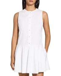 Theory - Sleeveless Ruffle Hem Dress - Lyst