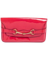 Gucci - Patent Leather Bit Clutch (Authentic Pre-Owned) - Lyst