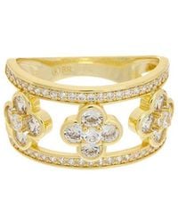 Juvell - 18K Plated Cz Ring - Lyst