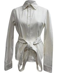 Loewe - Belted Button Shirt (authentic Pre-loved) - Lyst