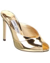 Jimmy Choo - Brigitte 100 Leather Mule - Lyst