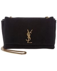 Saint Laurent - Kate Reversible Leather & Suede Shoulder Bag - Lyst