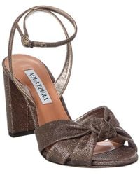 Aquazzura - Nina 85 Twill Sandal - Lyst