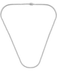 Lab Grown Diamonds - 14K 7.25 Ct. Tw. Lab Grown Diamond Necklace - Lyst
