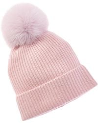 Sofiacashmere - Sofiacashmere Rib Cashmere Hat - Lyst