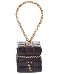 Saint Laurent - Cassandre Mini Leather Coin Purse - Lyst