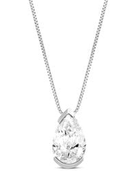 Amairah - 14K 3.00 Ct. Tw. Lab-Grown Diamond Solitaire Pendant Necklace - Lyst