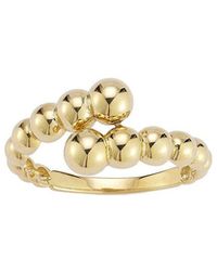 Italian Gold - 14K Bubble Bypass Ring - Lyst