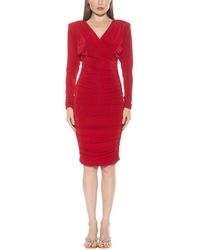 Alexia Admor - Long Sheath Dress - Lyst