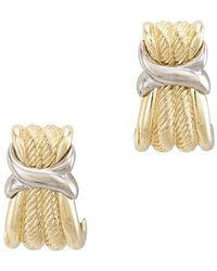 David Yurman - Cable 14K & Drop Earrings (Authentic Pre-Owned) - Lyst