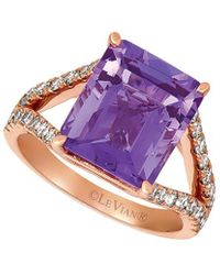 Le Vian - Periwinkle 14k 6.17 Ct. Tw. Diamond & Amethyst Ring - Lyst
