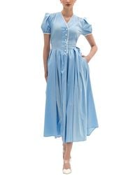 BGL - Sleeveless Midi Dress - Lyst