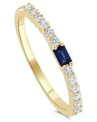 Sabrina Designs - 14K 0.29 Ct. Tw. Diamond Sapphire Birthstone Ring - Lyst