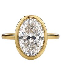 Prince Diamond & Jewelry - 14K 5.08 Ct. Tw. Lab-Grown Diamond Lab-Grown Solitaire Ring - Lyst