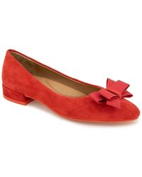 Gentle Souls - Abigail Suede Flat - Lyst