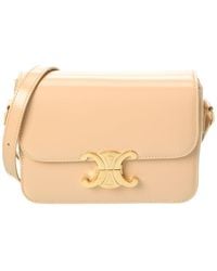 Celine - Teen Triomphe Leather Shoulder Bag - Lyst