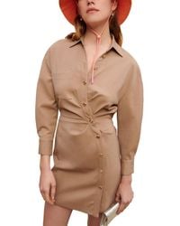 Maje - Ribeige Wool-Blend Mini Dress - Lyst