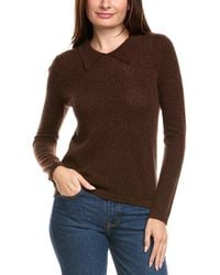 Kier + J - Kier + J Wool & Cashmere-Blend Polo Sweater - Lyst