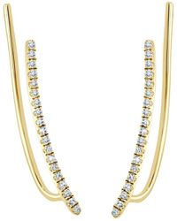 Sabrina Designs - 14k 0.12 Ct. Tw. Diamond Climber Earrings - Lyst