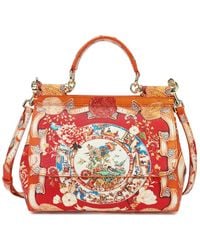 Tiffany & Fred Paris - Saffiano Painted Leather Top-Handle Satchel - Lyst