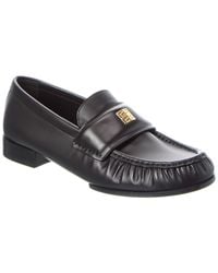 Givenchy - 4G Logo Leather Loafer - Lyst