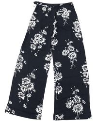 McQueen - Mcq By Floral Wide Leg Trousers, Size Fr, (Authentic Pre- Loved) - Lyst