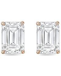 Diana M. Jewels - Diana M. 14K Rose 6.00 Ct. Tw. Lab-Grown Diamond Earrings - Lyst