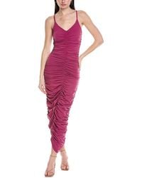 Susana Monaco - String Center Gathered Maxi Dress - Lyst