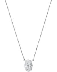 Diana M. Jewels - Diana M. 14K 1.00 Ct. Tw. Lab-Grown Diamond Pendant Necklace - Lyst