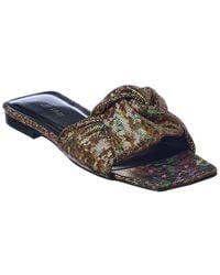 BY FAR - Lima Disco Leather Sandal - Lyst