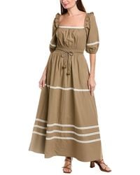 Garrie B - Long Sleeve Maxi Dress - Lyst