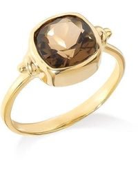 TIRAMISU - 14K Over 2.05 Ct. Tw. Smoky Quartz Solitaire Ring - Lyst