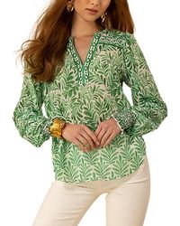 Hale Bob - Silk-Blend Cheyenne Blouse - Lyst