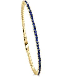 Sabrina Designs - 14k 2.61 Ct. Tw. Sapphire Flexible Bangle Bracelet - Lyst