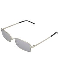Saint Laurent Sl252 56mm Sunglasses - Metallic