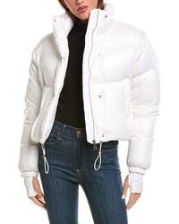 Sam. - Zip-Off Sleeve Cropped Down Puffer Coat - Lyst