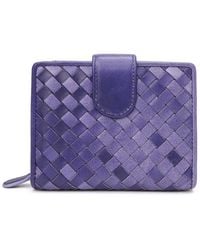 Tiffany & Fred Paris - Woven Leather Wallet - Lyst