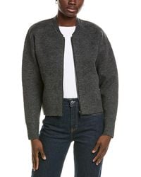 Michael Stars - Lidia Cropped Bomber Jacket - Lyst
