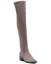 donald pliner over the knee suede boots