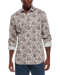 Eterna - Printed Dobby Modern Fit Shirt - Lyst