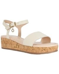 Dune - Liara Leather Wedge - Lyst