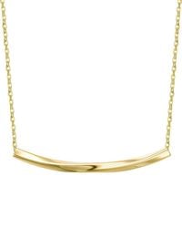 Genevive Jewelry - 14K Plated Statement Necklace - Lyst