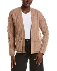 NAADAM - Ultra Luxe Wool & Cashmere-Blend Open Cable Cardigan - Lyst