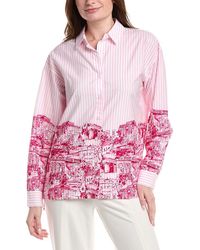KARL LAGERFELD - Printed Button Shirt - Lyst