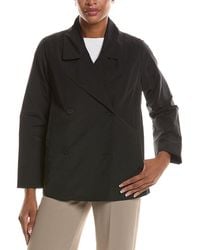 Eileen Fisher - Petite Trench Coat - Lyst