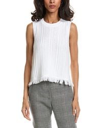Forte - Textured Fringe Tank Top - Lyst