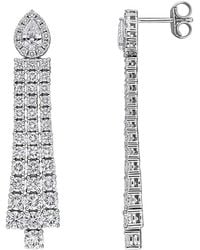 Created Forever - 14K 0.66 Ct. Tw. Lab-Grown Diamond Drop Earrings - Lyst