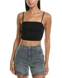 Onia - Air Smocked Linen-Blend Tank - Lyst