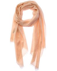 【関税＆送料込み】Fendi Ff Cashmere And Silk Stole FF Stole Silk Beige | Fendi